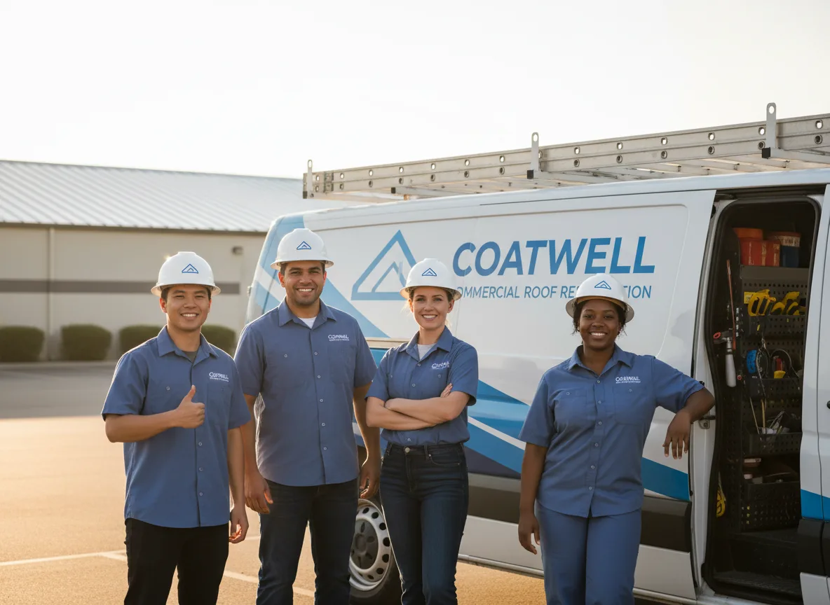 Commercial roof coating company in Malden, IL